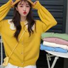 Sailor Collar Knit Cardigan