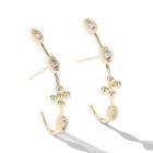Retro Alloy Earring 1 Pair - Diamond - One Size