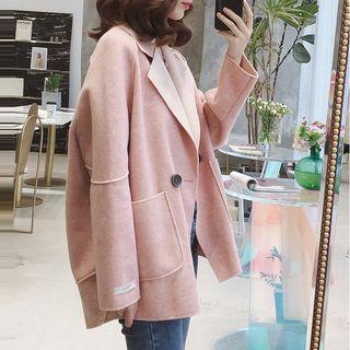 Open Front Cropped Coat