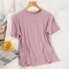 Short-sleeve Trim Top