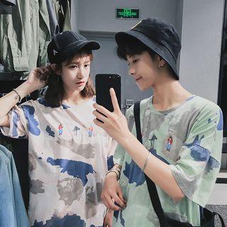 Couple Matching Printed Tee