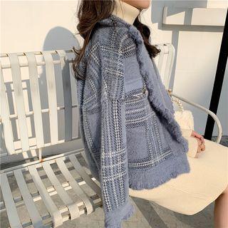 Plaid Cropped Jacket