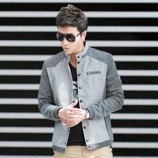 Snap Button Panel Jacket