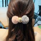 Metal Bead Bobble Hair Tie