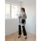 Plus Size Drawstring-waist Fleece-lined Boot-cut Pants