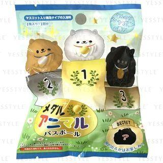 Daiso - Medal Animal Bath Ball 1 Pc - Random Color