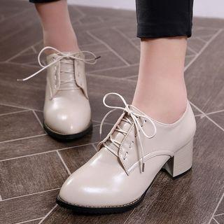 Block-heel Lace Ups