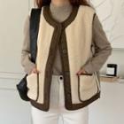 Button-up Quilted Vest