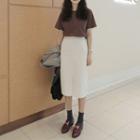 Short-sleeve T-shirt / Midi Skirt / Set
