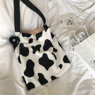 Printed Tote Bag Black & White - One Size
