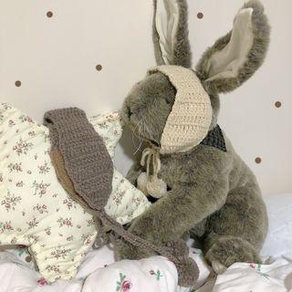 Knit Pom Pom Earmuff