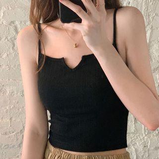 Split-neck Camisole Top