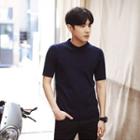 Short-sleeve T-shirt With Polo Collar
