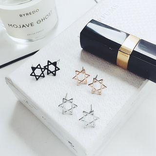 Hexagram Studs