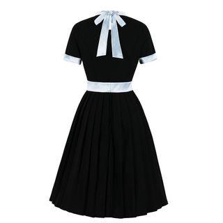 Ribbon Back Short-sleeve Midi Dress