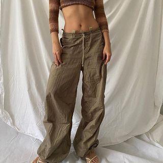 Low Rise Loose-fit Wide-leg Pants