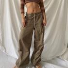 Low Rise Loose-fit Wide-leg Pants