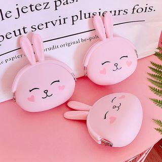 Rabbit Clipframe Coin Purse Pink - One Size