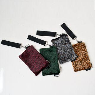 Faux-fur Leopard Mini Crossbody Bag