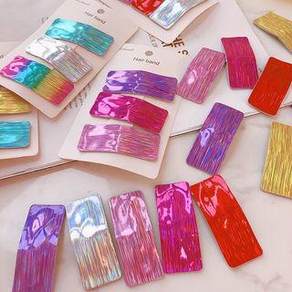 Iridescent Rectangular Hair Clip