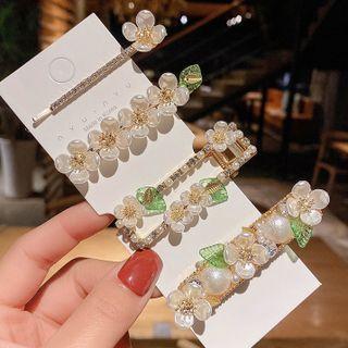 Flower Shell Rhinestone Hair Clip (various Designs)
