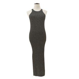 Halter Maxi Knit Dress