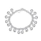 Fashion Simple Bell Bracelet Silver - One Size