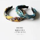 Flower Print Knot Headband