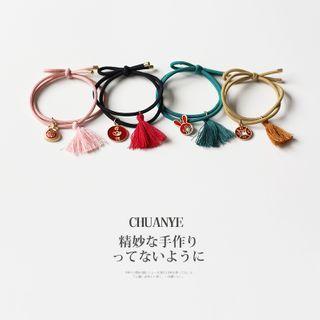 Alloy & Tassel Hair Tie