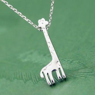925 Sterling Silver Giraffe Necklace