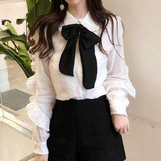Detachable Ribbon Shirt