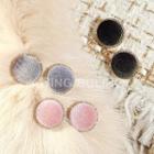 Velvet Buttoned Ear Stud