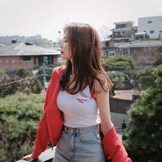 Strawberry Milk Spaghetti-strap Top