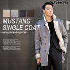 High-neck Faux-shearling Coat