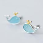 Whale Stud Earrings