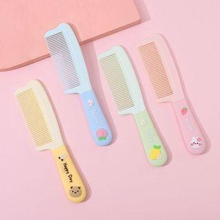 Cartoon Hair Comb B98 - Random Color - Yellow & Blue & Green & Pink - One Size