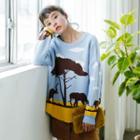 Animal Print Sweater
