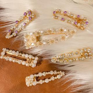 Faux Pearl Rhinestone Scarf (various Designs)