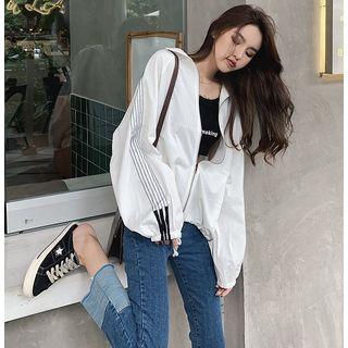 Loose-fit Striped Light Jacket