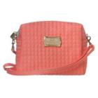 Quilted Crossbody Bag Pink - One Size