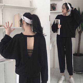 Open Back Top + Pants