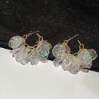 Petal Acrylic Fringed Earring 1 Pair - Gold - One Size