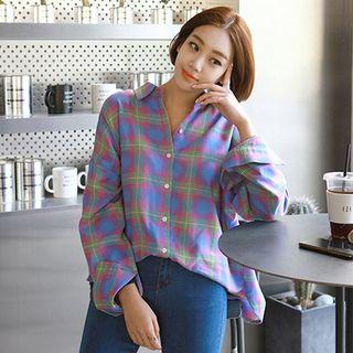 Tall Size Plaid Shirt
