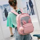 Color Block Ear Accent Backpack