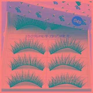 False Eyelashes ( 5 Pairs) - One Size (yh049)
