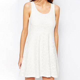 Plain Cutout Dress