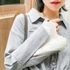 Long-sleeve Lace Cuff Shirt