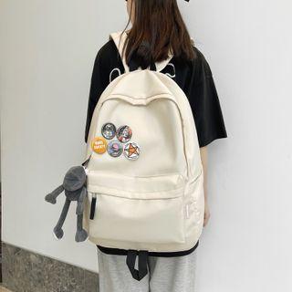 Plain Backpack / Badge / Set