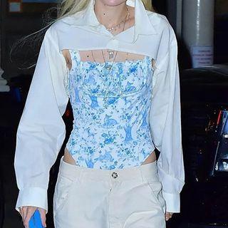 Long Sleeve V-neck Shrug