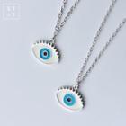 Sterling Silver Eye Pendant Necklace